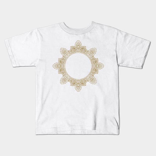 GreenLife Flow Pattern Design 1440 Kids T-Shirt by greenlife3000